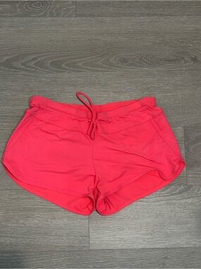 Athleta Neon Pink Athletic Drawstring Shorts